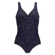 Damella Fiona Swimsuit Pattern Marine/Rød 42 Dame