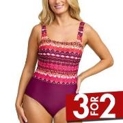 Damella Patricia Swimsuit Rosa Mønster 36 Dame