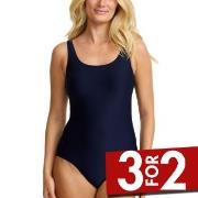 Damella Alice Textured Swimsuit Marine nylon 40 Dame