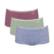 Sloggi Truser 3P GO Crush Hipster Shorts Multi-colour-2 bomull Large D...