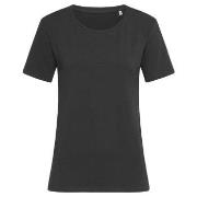 Stedman Claire Relaxed Women Crew Neck Svart ringspunnet bomull Large ...