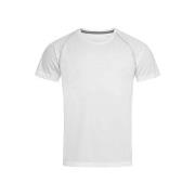Stedman Active 140 Men Team Raglan Hvit polyester Small Herre
