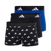 adidas 3P Active Flex Cotton Trunk Svart Mønster bomull XX-Large Herre