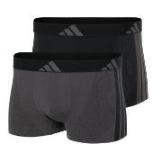adidas 2P Active Micro Stretch Seamless Trunks Mixed Small Herre