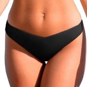 Wiki Low Cut Brazilian Bikini Brief Svart Medium Dame