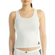 Adidas Sport Active Essentials 3 Stripes Tank Top Hvit bomull XX-Large...