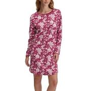 Calida Sweet Dreams Long Sleeve Nightdress Vinrød  bomull X-Small Dame