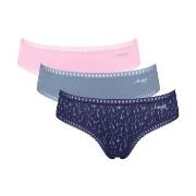 Sloggi Truser 3P GO Crush Hipster Briefs Multi-colour-2 bomull Large D...