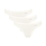 Sloggi Truser 3P GO Crush String Elfenben bomull XX-Large Dame