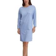 Calida Lovely Nights Long Sleeve Nightdress Lysblå bomull X-Large Dame