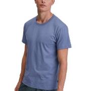 Calida Remix Basic Sleep T-shirt Blå bomull Small Herre