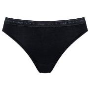 Sloggi Truser 3P 24 7 100 Tai Briefs Svart bomull 44 Dame