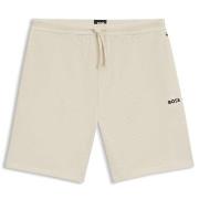 BOSS Waffle Nightwear Shorts Offwhite Medium Herre