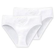Schiesser Truser 2P Cotton Essentials Tai Panties Hvit bomull X-Large ...