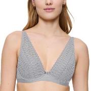Triumph BH Aura Spotlight Plunge Bra Lysgrå E 75 Dame
