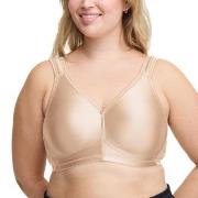 Swegmark BH Shine Soft Bra Moulded Cups Beige polyamid D 100 Dame