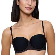 Triumph BH Signature Sheer Wired Balconette Bra Svart C 75 Dame
