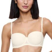 Triumph BH Signature Sheer Wired Balconette Bra Elfenben C 85 Dame