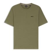 BOSS Waffle T Shirt Lysegrønn XX-Large Herre