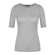 Triumph Beauty Layers Short Sleeve Wool Top Grå ull Medium Dame