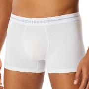 Schiesser 2P Cotton Flex Trunks Hvit bomull XX-Large Herre