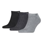 Calvin Klein Strømper 3P Sneaker Socks For Men Grå Str 39/42 Herre
