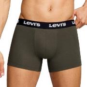Levis 2P Repeat Logo Boxer Brief Khaki bomull Medium Herre
