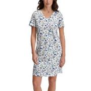 Calida Flower Nights Sleepshirt Blomstret bomull Small Dame