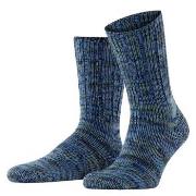 Falke Strømper Brooklyn Sock Blå økologisk bomull Str 39/42 Herre
