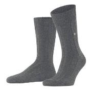 Burlington Strømper Dover Socks Mørkgrå  ull Str 40/46 Dame