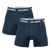 Salming 2P Cotton Boxer Marine bomull Large Herre
