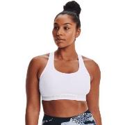 Under Armour BH Mid Crossback Sport Bra Hvit polyester Small Dame