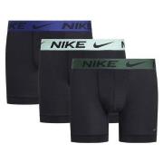 Nike 6P Everyday Essentials Micro Boxer Brief Svart/Grønn polyester Me...