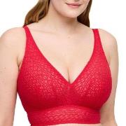PrimaDonna BH Montara Full Cup Wireless Bra Rød polyamid E 85 Dame