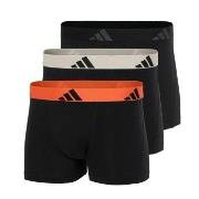 adidas 3P Active Flex Cotton Trunk Oransje/Svart bomull Medium Herre