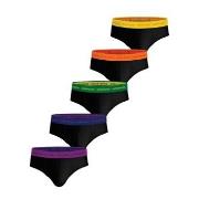 Björn Borg 5P Cotton Stretch Brief Svart bomull XX-Large Herre