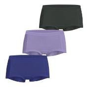 Björn Borg Truser 3P Everyday Cotton Boxer Shorts Blå/Grønn bomull Sma...