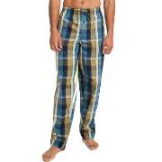 Jockey Loungewear Pant Woven Blå/Gul bomull Medium Herre