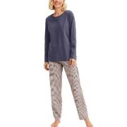 Calida Graphic Nights Pyjamas Midnattsblå bomull Medium Dame