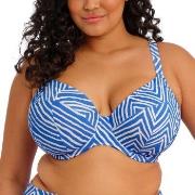 Elomi Fiji Falls Plunge Bikini Top Hvit/Blå H 90 Dame