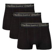 Bamboo basics 3P Liam Short Leg Boxers Svart Small Herre