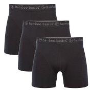 Bamboo basics 3P Rico Boxers Svart Medium Herre