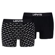 Levis 2P Men Logo Boxer Briefs Svart bomull XX-Large Herre