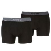 Levis 2P Men Twill Boxer Brief Svart/Grå bomull XX-Large Herre