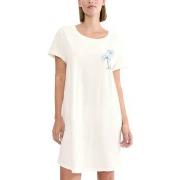 Triumph Nightdress Short Sleeve Offwhite bomull 40 Dame