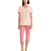 Triumph PK 02 Capri Pyjama Set Rosa bomull 42 Dame