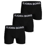 Björn Borg 3P Organic Cotton stretch Boxer Svart Large Herre