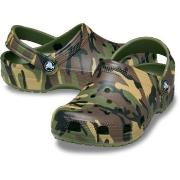 Crocs Classic Camo Clog Kids Grønn/Brun not spec US J3 (EU 34-35) Barn