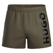 HUGO Badebukser Abas Swim Shorts Mørkgrørnn  polyester X-Large Herre