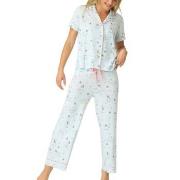 PJ Salvage Paws And Breathe Pyjama Blå Mønster Medium Dame